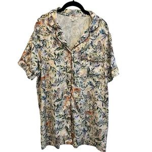 World Market Tiger Print Pajamas Size L/XL